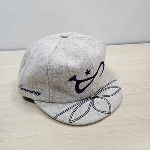 art Community Italian Wool Short Brim Cap Ash OS Made in USA